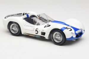 Maserati Tipo 61 #5 S. Moss / D. Gurney Camoradi ADAC 1000km Nurburgring Winner 1960 Minichamps 1:18 100601205 Metall — Bild 6 von 8