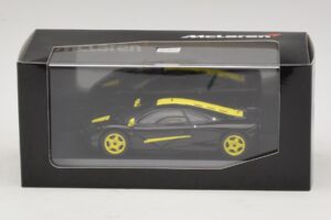 McLaren F1 Schwarz Mit Gelben Streifen Minichamps 1:43 MCLAREN004 Metall — Bild 4 von 4