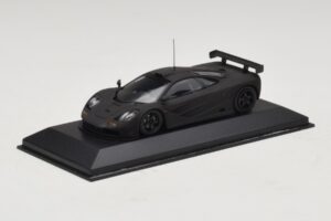McLaren F1 GTR Prototype Mattschwarz Mit Schwarzen Felgen Minichamps 1:43 MCLAREN009 Metall