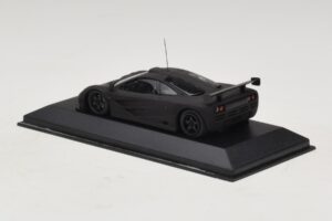 McLaren F1 GTR Prototype Mattschwarz Mit Schwarzen Felgen Minichamps 1:43 MCLAREN009 Metall — Bild 2 von 4