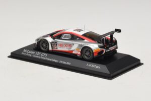 McLaren MP4-12C GT3 #107 Hexis Racing Cazenave / O. Panis 24 Hours of Spa 2013 Minichamps 1:43 437131397 Metall — Bild 3 von 4