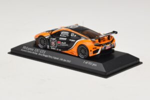 McLaren MP4-12C GT3 #15 Boutsen Racing Bovy / Broggi 24 Hours of Spa 2012 Minichamps 1:43 437121315 Metall — Bild 3 von 4