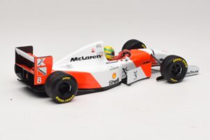 McLaren MP4/8 Ford #8 A. Senna Winner European GP 1993 Minichamps 1:18 540931818 Metall — Bild 6 von 7