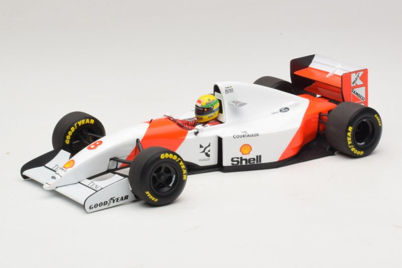 McLaren MP4/8 Ford #8 A. Senna Winner Japanese GP 1993 Minichamps 1:18 540931878 Metall