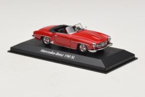Mercedes 190 SL Rot Maxichamps 1:43 940033131-O Metall — Bild 3 von 4