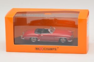 Mercedes 190 SL Rot Maxichamps 1:43 940033131-O Metall — Bild 4 von 4