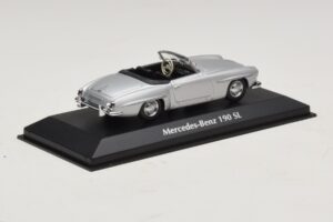 Mercedes 190 SL W121 Silber Maxichamps 1:43 940033130 Metall — Bild 2 von 4