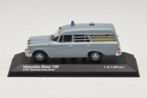 Mercedes 190 W110 Krankenwagen DRK Minichamps 1:43 400037270 Metall