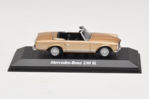 Mercedes 230 SL W113 Gold Metallic Maxichamps 1:43 940032230 Metall