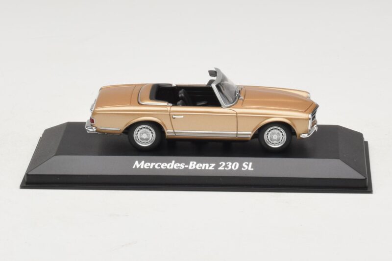 Mercedes 230 SL W113 Gold Metallic Maxichamps 1:43 940032230 Metall