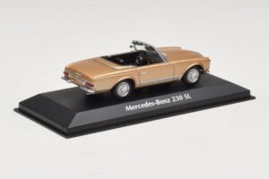 Mercedes 230 SL W113 Gold Metallic Maxichamps 1:43 940032230 Metall — Bild 2 von 4
