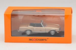 Mercedes 230 SL W113 Gold Metallic Maxichamps 1:43 940032230 Metall — Bild 4 von 4