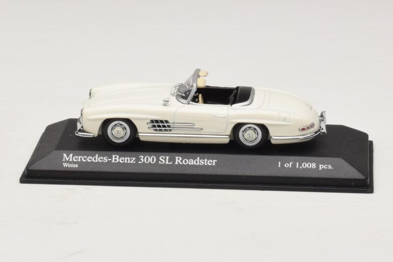 Mercedes 300 SL W198 Roadster Weiß Minichamps 1:43 400039034 Metall