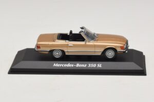 Mercedes 350 SL R107 Gold Maxichamps 1:43 940033431 Metall