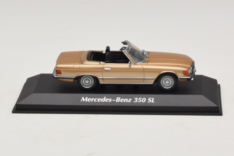 Mercedes 350 SL R107 Gold Maxichamps 1:43 940033431 Metall