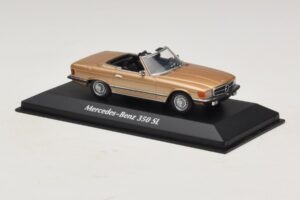 Mercedes 350 SL R107 Gold Maxichamps 1:43 940033431 Metall — Bild 3 von 4