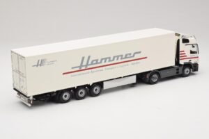 Mercedes Actros 1844LS Koffersattelzug Hammer Aachen Minichamps 1:43 499039105 Metall — Bild 2 von 6