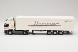 Mercedes Actros 1844LS Koffersattelzug Hammer Aachen Minichamps 1:43 499039105 Metall — Bild 3 von 6
