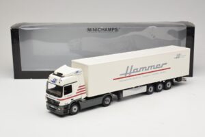 Mercedes Actros 1844LS Koffersattelzug Hammer Aachen Minichamps 1:43 499039105 Metall — Bild 6 von 6