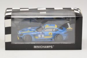 Mercedes AMG GT3 Black Falcon #9 Y. Buurman / M. Engel 24 Hours of Nurburgring 2016 Minichamps 1:43 437163009 Metall — Bild 5 von 5