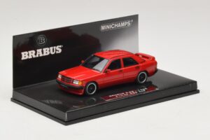 Mercedes Brabus 3.6S 190E W201 Rot Minichamps 1:43 437032600 Metall — Bild 2 von 5