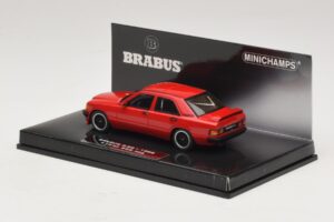 Mercedes Brabus 3.6S 190E W201 Rot Minichamps 1:43 437032600 Metall — Bild 3 von 5