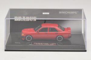 Mercedes Brabus 3.6S 190E W201 Rot Minichamps 1:43 437032600 Metall — Bild 4 von 5