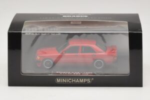 Mercedes Brabus 3.6S 190E W201 Rot Minichamps 1:43 437032600 Metall — Bild 5 von 5