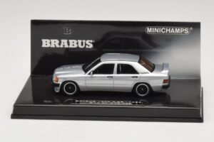 Mercedes Brabus 3.6S 190E W201 Silber Minichamps 1:43 437032604 Metall