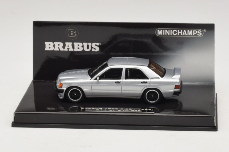 Mercedes Brabus 3.6S 190E W201 Silber Minichamps 1:43 437032604 Metall
