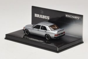 Mercedes Brabus 3.6S 190E W201 Silber Minichamps 1:43 437032604 Metall — Bild 3 von 5