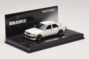 Mercedes Brabus 3.6S 190E W201 Weiß Minichamps 1:43 437032602 Metall — Bild 2 von 5