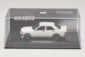 Mercedes Brabus 3.6S 190E W201 Weiß Minichamps 1:43 437032602 Metall — Bild 4 von 5