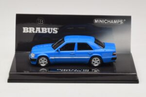Mercedes Brabus 6.5 500E W124 Blau Minichamps 1:43 437032502 Metall