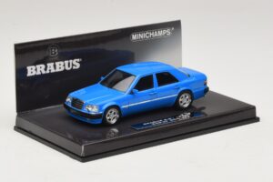 Mercedes Brabus 6.5 500E W124 Blau Minichamps 1:43 437032502 Metall — Bild 2 von 5