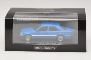 Mercedes Brabus 6.5 500E W124 Blau Minichamps 1:43 437032502 Metall — Bild 5 von 5