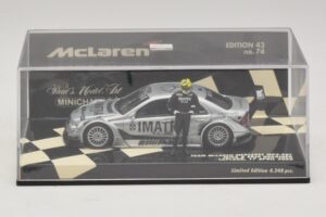 Mercedes C203 DTM Team McLaren Mercedes MP4-98T Mika & Erja Hakkinen Lapland 17 April 2000 Minichamps 1:43 530984378-P1 Metal — Bild 4 von 4
