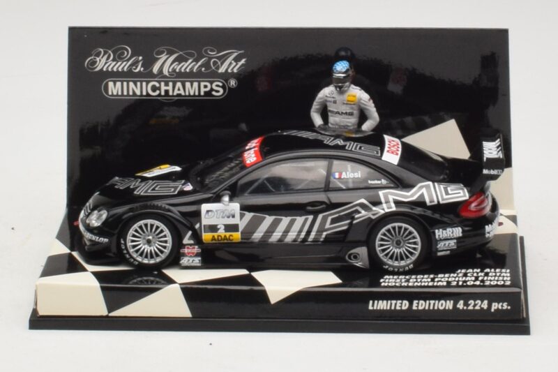 Mercedes CLK DTM #2 J. Alesi First DTM Podium Finish Hockenheim 2002 Minichamps 1:43 Mercedes CLK DTM #2 J. Alesi First DTM Podium Finish Hockenheim 2002 Minichamps 1:43 400023292 Metall