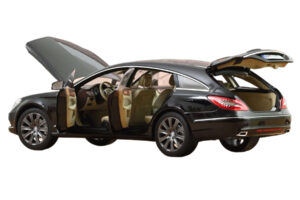 Mercedes CLS Shooting Brake X218 Obsidian Black Metallic Norev 1:18 183944 Metall — Bild 2 von 3