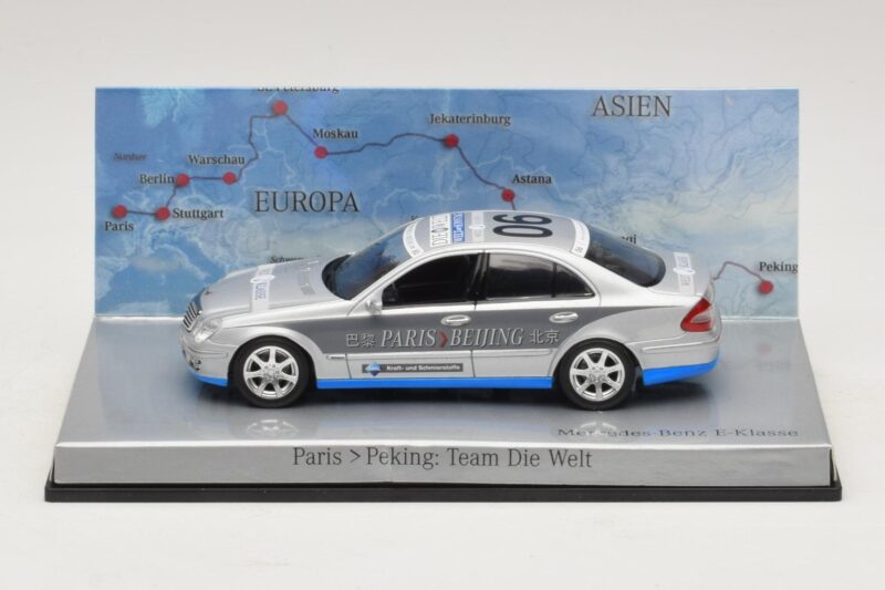 Mercedes E-Class #6 Team Die Welt Rally Paris-Peking 2007 Minichamps 1:43 B66962262 Metall