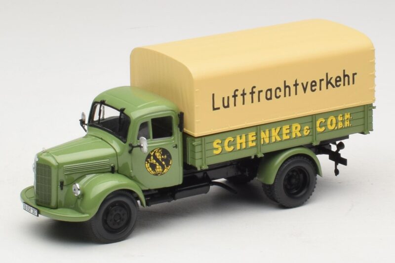 Mercedes L 3500 Pritschenwagen Schenker Minichamps 1:43 439350028 Metall