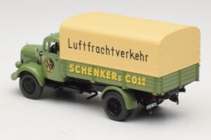 Mercedes L 3500 Pritschenwagen Schenker Minichamps 1:43 439350028 Metall — Bild 5 von 6