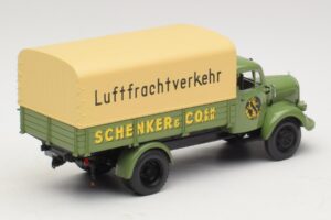 Mercedes L 3500 Pritschenwagen Schenker Minichamps 1:43 439350028 Metall — Bild 2 von 6