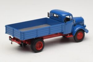 Mercedes L 3500 Kipper Blau Rot Minichamps 1:43 439350004 Metall — Bild 2 von 6