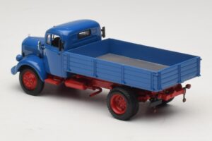 Mercedes L 3500 Kipper Blau Rot Minichamps 1:43 439350004 Metall — Bild 5 von 6