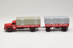 Mercedes L315 Pritschenzug Gustav Mauler Minichamps 1:43 499034720 Metall — Bild 3 von 6