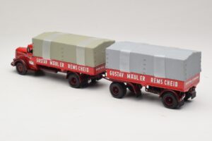 Mercedes L315 Pritschenzug Gustav Mauler Minichamps 1:43 499034720 Metall — Bild 5 von 6