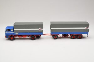 Mercedes LP1620 Pritschenzug Fern Schnell Gut Minichamps 1:43 499034820 Metall — Bild 3 von 6