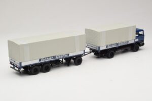 Mercedes LP1624 Pritschenzug Dachser Minichamps 1:43 499034821 Metall — Bild 2 von 6