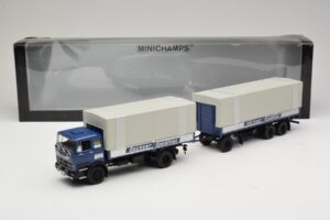 Mercedes LP1624 Pritschenzug Dachser Minichamps 1:43 499034821 Metall — Bild 6 von 6